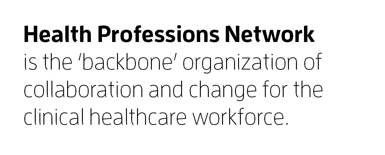 Health Professions Network is the backbone organization of collaboration and change for the clinical healthcare workforce.